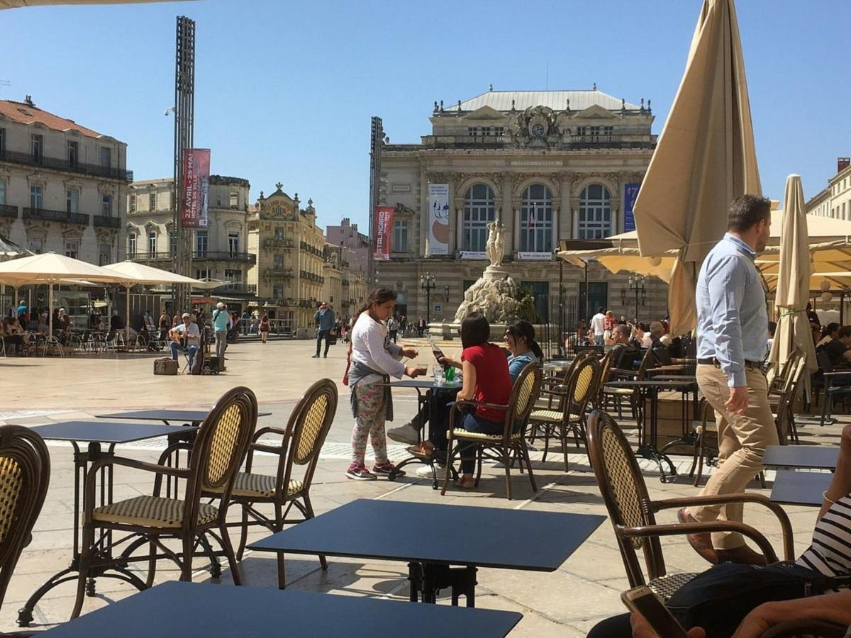 Le Bleu Celeste - Montpellier - Jacuzzi Privatif Et Piscine Commune Extérieur photo