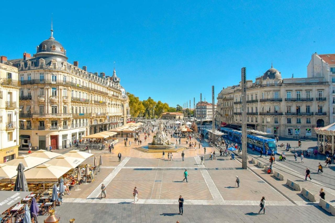 Le Bleu Celeste - Montpellier - Jacuzzi Privatif Et Piscine Commune Extérieur photo